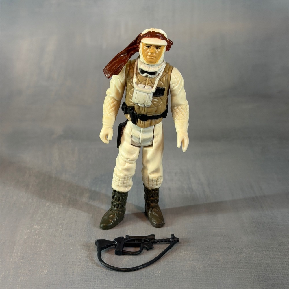 Vintage 1980 Kenner Star Wars Luke Skywalker Hoth Figure Blaster Complete